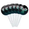 Cathulhu Cupcake Picks Toppers Decoration Set of 6 view 1