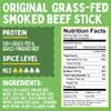 6 Flavor Variety Meat Sticks. No Added Nitrates, Gluten, Soy, MSG, Dairy or Nuts. 4, 100% Grass-fed Beef flavors, 1, Free-Range Turkey Flavor & 1, Natural Pork Flavor (8 of Each, 48-cnt, 1-oz Stick) view 2