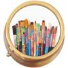 Artist Paintbrushes Paint Brass Round Pill Box view 1