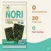 KIMNORI Seasoned Seaweed Snacks Sheets  Organic Sea Salt Flavor 24 Individual Packs Roasted Crispy Premium 100% Natural Laver Kim Nori 4g 0.14 Ounce view 3