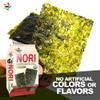 KIMNORI Seasoned Seaweed Snacks Sheets  Organic Sweet 'N Spicy Flavor 24 Individual Packs Roasted Crispy Premium 100% Natural Laver Kim Nori 4g 0.14 Ounce view 4