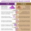 Addictive Wellness Thai Black Ginger for Men, Thai Ginger Supplement to Support Energy Metabolism, Endurance & Performance, Freeze Dried Black Ginger Powder, 50 Grams (1.76 Ounce), Vegan & Paleo view 3