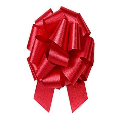 10 Pack Red Bows Bows Gift Wrap Christmas Wedding Gift Wrap Pull Bows Pull String Bows Red Color 4 Inch Bows