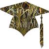 1/2 Sheet - Camo Hunting Graduation Cap Birthday - D24518 - 2D Edible Cake Cupcake Party Topper view 1