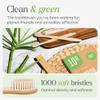 VIVAGO Bamboo Toothbrushes 10 Pack - BPA Free Soft Bristles Toothbrushes, Eco-Friendly, Natural Wooden Toothbrush view 2