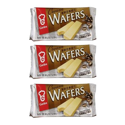 Garden Cream Wafers (Cappucino, 3 Pack)