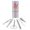 Feathered Tyrannosaurus Rex Dinosaur Nesting With Babies Stainless Steel Manicure Pedicure Grooming Beauty Care Travel Kit view 1