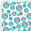 GRAPHICS & MORE Cute Kawaii Strawberry Milk Cow Gift Wrap Wrapping Paper Roll view 2
