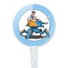 Mechanic Girl Riding Mecha Robot Tank Mech Engineer Cupcake Picks Toppers Decoration Set of 6 view 2