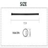BEHLINE Silicone Replacement Temple Tips Sleeves Ear Cover fit for Eyeglasses Sunglasses Air Spirit Titaniums Frames,Glasses Earsocks (White) view 3