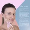 Guasha Scraping Massage Tool  Rose Quartz Gua Sha Board - Traditional Scraper Tool for Anti-Aging - 100% Natural Pink Quartz Stone Guasha - Gasha Massage Stones by Sandine view 2