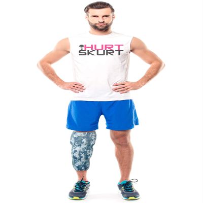 HurtSkurt Seal Team 2-in-1 Hot and Cold Therapy Compression Gel Sleeve | Harness-Free Heat and Ice Pack with Stretch-to-Fit Fabric for Hand, Wrist, Forearm, Foot, Ankle and Calf Pain | Large