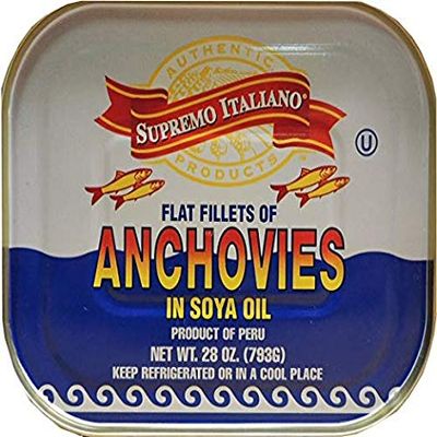 Supremo Italiano - Anchovies in Soy Oil - 28 oz