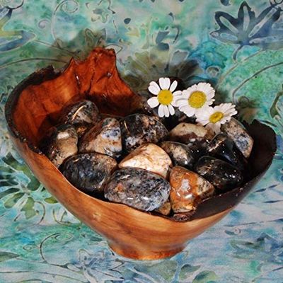 1 DENDRITIC Agate - Ethically Sourced, Tumbled Stone 1 Inch