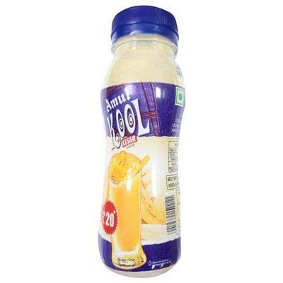 Amul Kool Milk Shake Kesar Flavour 180 Ml. (Pack of 30)