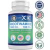 Genex Formulas Nicotinamide 500mg (3-Pack) Vitamin B3 Flush Free Niacin Capsules for Healthy Skin - Niacinamide Supplement Pills help Produce Keratin & Support Skin Cell Health & Energy (300 Capsules) view 4