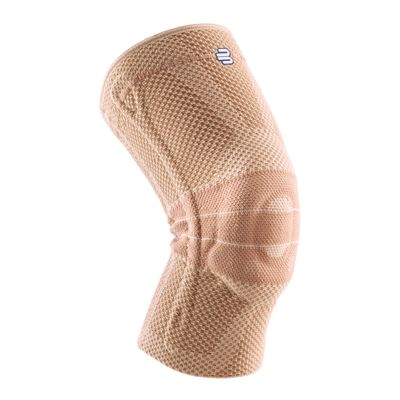 Bauerfeind - GenuTrain - Knee Brace - Targeted Support for Pain Relief and Stabilization of The Knee, Provides Relief of Weak, Swollen, and Injured Knees- Size 3 - Color Nature