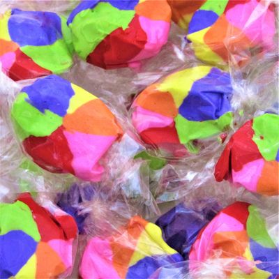 Gourmet Tutti Frutti Taffy Chews by It's Delish 8 Oz Bulk Bag Chewy Fluffy Individually Wrapped Sweet & Juicy Soft Candy Taffies - USA Made & Certified Kosher