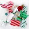 Blisstime Christmas Tissue Paper Gift Wrapping Paper, 200 Sheets, 13.5" X 19.5", White, Red, Green, Red Stripe, Christmas Trees Design view 4