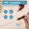 16 Inch Long Pipe Cleaners for Cleaning, Craft, Hobby | Soft Bristle Bulk | Chenille Stems - 48 Count view 2