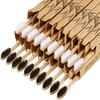 Boao 20 Count Bamboo Toothbrushes Soft Bristle Wooden Charcoal Toothbrushes Bulk for Adults Reusable Travel view 1