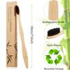 Boao 20 Count Bamboo Toothbrushes Soft Bristle Wooden Charcoal Toothbrushes Bulk for Adults Reusable Travel view 2