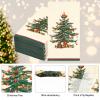 Homlouue 100 PCS Christmas Napkins Disposable, 3 Ply Paper Christmas Tree Napkins, Decorative Napkin for Bathroom Home Kitchen Dinner, Guest Paper Hand Towels for Xmas Winter Holiday Party Supplies view 4