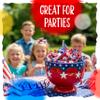 Patriotic Party Candy Mix | 3-Pound Bag, About 180 Pieces | Popping Rocks, Lollipops, Peppermint Drops view 4