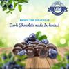 Gourmet Dark Chocolate Blueberries by Its Delish, 10 LBS Bulk | Dark Chocolate Covered Fruit with Real Dried Blueberries | Kosher and Vegan Snack view 3