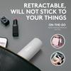 Flint Classic White Retractable Mini Lint Roller with 30 Extra Sticky Sheets, Small and Portable Lint Roller, Ideal Pet Hair Remover, Travel Lint Rollers for pet Hair Extra Sticky view 2