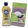 Bar Keepers Friend Cleanser (26 oz) and Non Scratch Scouring Scrubber Kit | Multipurpose, Stainless Steel, Rust, Soft Cleaner with Heavy Duty Non Scratch DishCloth view 1