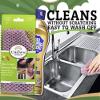 Bar Keepers Friend Cleanser (26 oz) and Non Scratch Scouring Scrubber Kit | Multipurpose, Stainless Steel, Rust, Soft Cleaner with Heavy Duty Non Scratch DishCloth view 2