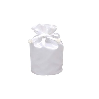 Omoi no Akashi (Urn Cover Bag), Satin Bag, Cute, Perfect for Separate Ribs, Replacement, White, 2.5 Size