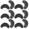 Black Boot Heels 10 Pairs Shoe Heel Plates Stickers Horseshoe-Shaped Sole Stickers Repair Pad Size 2 view 3