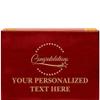 Crown Awards Congratulations Rosewood Humidor Gift, Customize with Your Own Text Engraving view 1