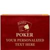 Crown Awards Poker Cards Rosewood Humidor Gift, Customize with Your Own Text Engraving view 1