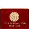 Crown Awards Volleyball Rosewood Humidor Gift, Customize with Your Own Text Engraving view 1