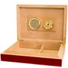 Crown Awards Thank You Rosewood Humidor Gift, Customize with Your Own Text Engraving view 2