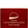 Crown Awards Canoe Rosewood Humidor Gift, Customize with Your Own Text Engraving view 1