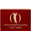 Crown Awards Golf Swing Male Rosewood Humidor Gift, Customize with Your Own Text Engraving Prime view 1