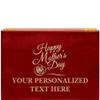 Crown Awards Happy Mothers Day Rosewood Humidor Gift, Customize with Your Own Text Engraving view 1