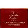 Crown Awards Award of Excellence Rosewood Humidor Gift, Customize with Your Own Text Engraving view 1