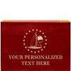 Crown Awards Boating Rosewood Humidor Gift, Customize with Your Own Text Engraving view 1