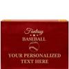 Crown Awards Fantasy Baseball Rosewood Humidor Gift, Customize with Your Own Text Engraving view 1