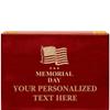 Crown Awards Memorial Day Rosewood Humidor Gift, Customize with Your Own Text Engraving view 1