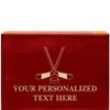 Crown Awards Hockey Rosewood Humidor Gift, Customize with Your Own Text Engraving view 1