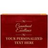 Crown Awards Commitment to Excellence Rosewood Humidor Gift, Customize with Your Own Text Engraving Prime view 1