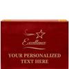 Crown Awards Excellence Rosewood Humidor Gift, Customize with Your Own Text Engraving view 1
