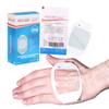 Transparent Film Dressing 2.3" x 2.75" (100 Pack)  Waterproof Adhesive Wound Bandages for Post-Surgical Shower, IV Shield, Tattoo Aftercare, Clear Breathable Dressing Patches by HEALQU view 1