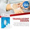 Transparent Film Dressing 2.3" x 2.75" (100 Pack)  Waterproof Adhesive Wound Bandages for Post-Surgical Shower, IV Shield, Tattoo Aftercare, Clear Breathable Dressing Patches by HEALQU view 3